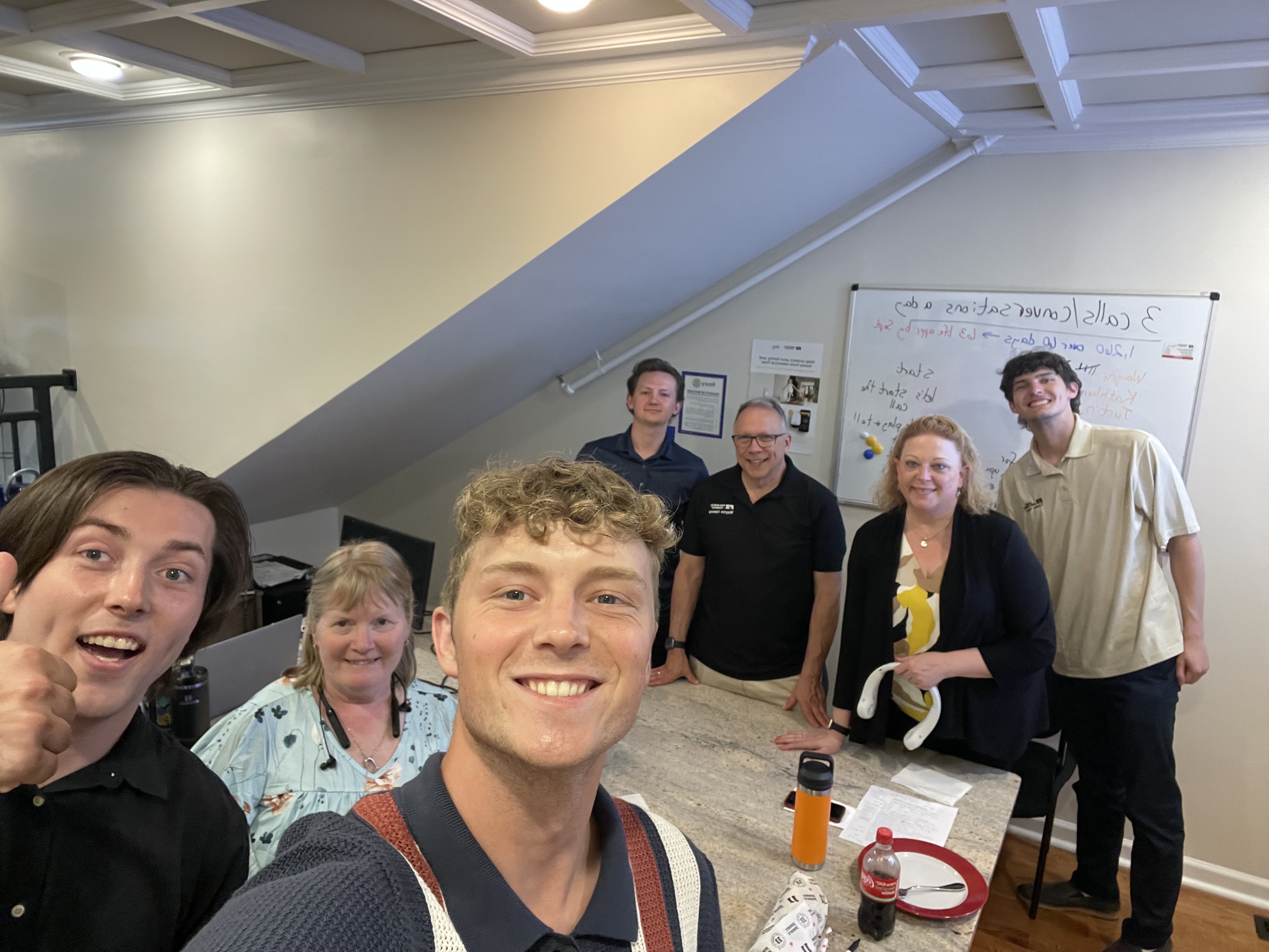 AI workshop in a small office